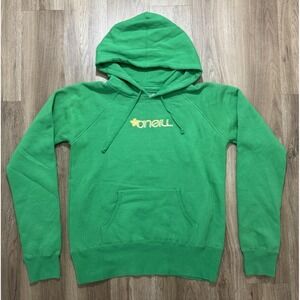 Y2K‎ O'Neill Surfing Green Hoodie Women Size XL